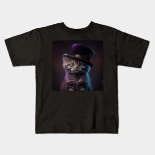 Mardi Gras Cat Gifts Kids T-Shirt